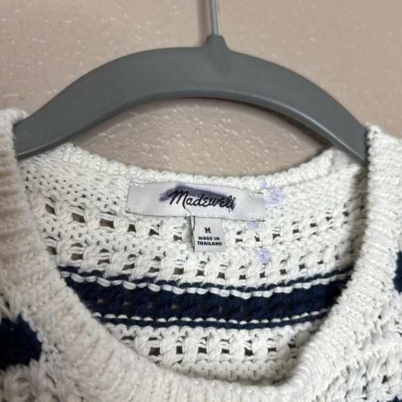 Madewell Crochet-Knit Crewneck Sweater Tank - Picture 7 of 14